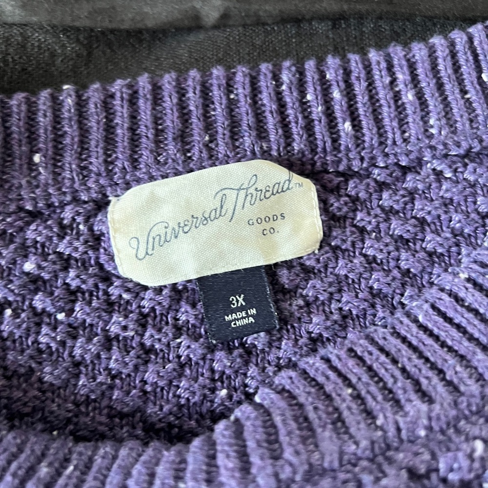 Universal Thread Purple Sweater - Picture 3 of 4